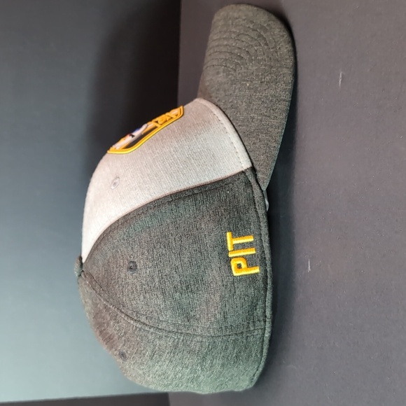 New Era,NFL, Pittsburgh Steelers Men's Gray, Yellow Fitted Hat,L/XL. - Picture 5 of 10